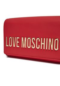 Love Moschino - LOVE MOSCHINO Torebka JC4103PP1LKD0500 Czerwony. Kolor: czerwony. Materiał: skórzane #4