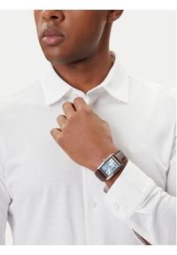 Fossil Zegarek Carraway FS6110 Brązowy. Kolor: brązowy