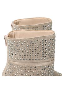 DeeZee Botki H120403-01 Beżowy. Kolor: beżowy. Materiał: materiał #5