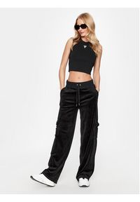 Juicy Couture Spodnie dresowe Audree JCWBJ23334 Czarny Loose Fit. Kolor: czarny. Materiał: syntetyk #2