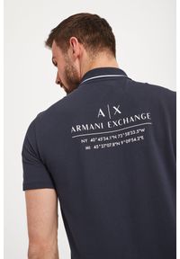 Armani Exchange - POLO ARMANI EXCHANGE. Typ kołnierza: polo. Wzór: nadruk, jednolity. Styl: sportowy #2