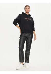 Guess Jeans Bluza W4YQ15 KC811 Czarny Regular Fit. Kolor: czarny. Materiał: bawełna #4