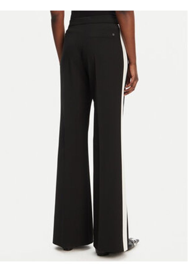 Hugo - HUGO Spodnie materiałowe Hizana 50544753 Czarny Flare Fit. Kolor: czarny. Materiał: syntetyk