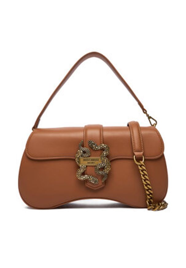 Just Cavalli Torebka 79RA4BA1 ZSA89 Brązowy. Kolor: brązowy. Materiał: skórzane