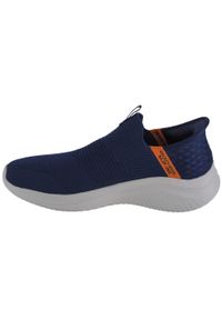 skechers - Buty sportowe Sneakersy męskie, Skechers Ultra Flex 3.0 Viewpoint Slip-ins. Kolor: niebieski. Sport: turystyka piesza