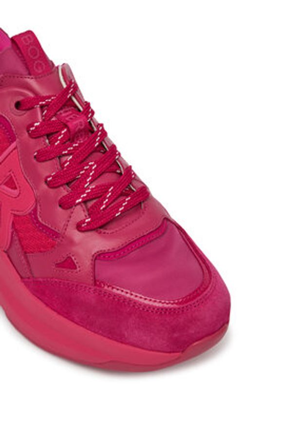 Bogner Sneakersy Ctp25 22522505 Różowy. Kolor: różowy. Materiał: skóra