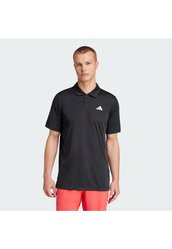 Adidas - Koszulka Club Tennis Polo. Typ kołnierza: polo. Kolor: czarny. Materiał: dzianina. Sport: tenis