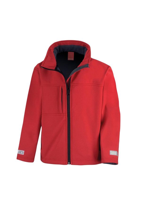 RESULT - Kurtka Dziecięca Classic Soft Shell. Kolor: czerwony
