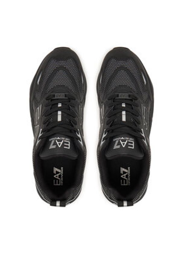 EA7 Emporio Armani Sneakersy 7X000306 AF23595 MZ186 Czarny. Kolor: czarny. Materiał: skóra