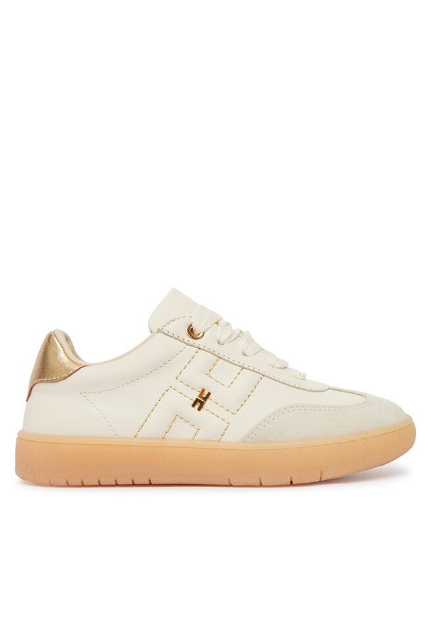 Sneakersy Elisabetta Franchi. Kolor: beżowy