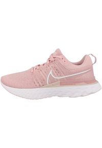 Buty do biegania damskie, Nike React Infinity Run Flyknit 2. Kolor: różowy. Sport: bieganie #1