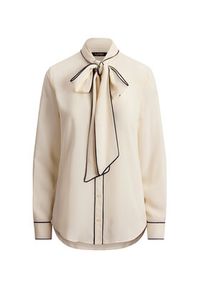 Lauren Ralph Lauren - LAUREN RALPH LAUREN Koszula 200957396003 Beżowy Regular Fit. Kolor: beżowy. Materiał: syntetyk #4