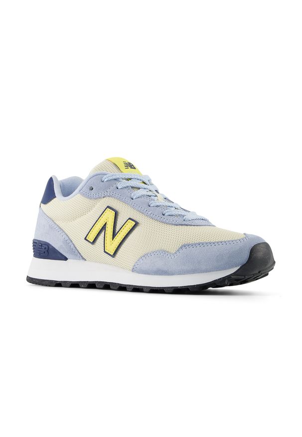 Buty damskie New Balance W5155RA – niebieskie. Okazja: na co dzień. Kolor: niebieski. Materiał: materiał, zamsz, syntetyk, guma, skóra. Szerokość cholewki: normalna. Wzór: motyw zwierzęcy, nadruk