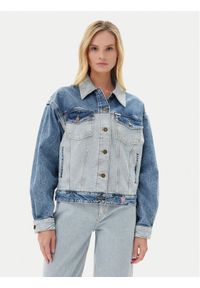 Guess Jeans Kurtka jeansowa W5YN56 D5M56 Niebieski Regular Fit. Kolor: niebieski. Materiał: bawełna #1