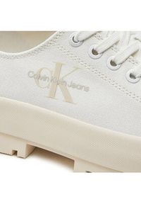 Calvin Klein Jeans Trampki Lugged Hybrid Laceup Ml Mtr YW0YW01505 Biały. Kolor: biały. Materiał: materiał