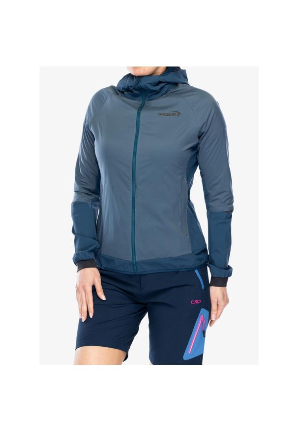 Kurtka ocieplana damska Inov-8 Performance Hybrid Jacket. Kolor: niebieski. Sport: turystyka piesza