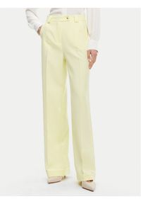 Maryley Spodnie materiałowe 25EB537/M26/43LL Żółty Regular Fit. Kolor: żółty. Materiał: syntetyk #1