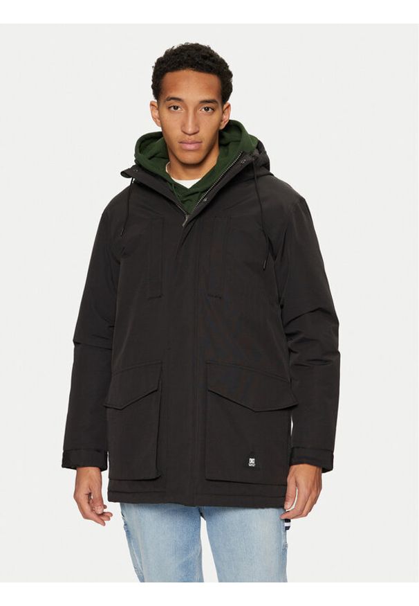 DC Shoes Kurtka zimowa Murrayfield ADYJK03200 Czarny Standard Fit. Kolor: czarny. Materiał: bawełna, syntetyk. Sezon: zima