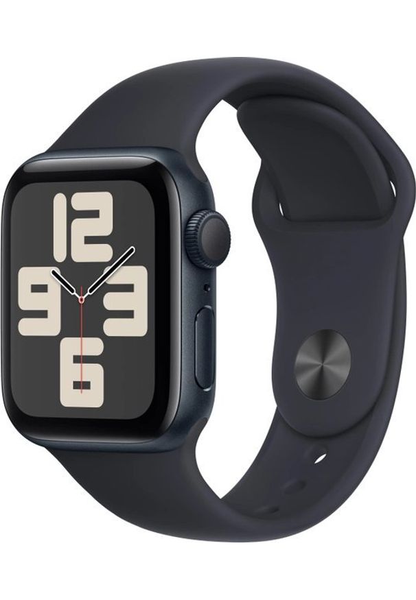 APPLE - Smartwatch Apple Watch SE 2023 GPS 40mm Midnight Alu Sport S/M Czarny (MR9X3). Rodzaj zegarka: smartwatch. Kolor: czarny. Styl: sportowy