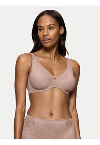 Triumph Biustonosz z fiszbiną Wild Rose Sensation 10205953 Brązowy. Kolor: brązowy. Materiał: syntetyk