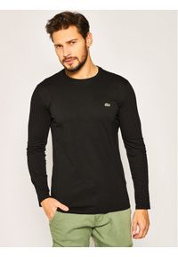 Lacoste Longsleeve TH6712 Czarny Regular Fit. Kolor: czarny. Materiał: bawełna. Długość rękawa: długi rękaw