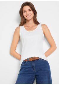 bonprix - Długi top z czystej bawełny (5 sztuk). Kolor: różowy. Materiał: bawełna. Długość: długie. Wzór: melanż, jednolity, gładki #1