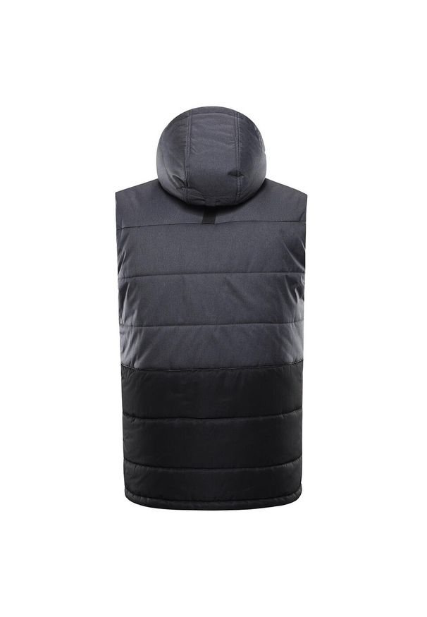 ALPINE PRO - Bezrękawnik męski mocno ocieplany Alpine Pro Hard. Kolor: szary. Długość rękawa: bez rękawów. Sezon: zima, jesień. Sport: turystyka piesza