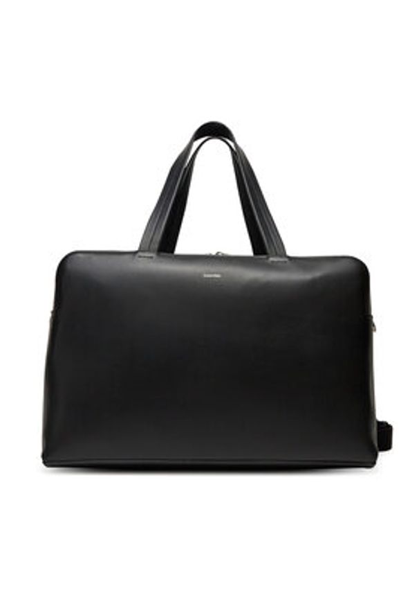 Calvin Klein Torba Ck Premium Leather Weekender K50K512931 Czarny. Kolor: czarny. Materiał: skóra