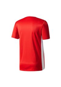Adidas - Koszulka piłkarska męska adidas Entrada 18 Jersey. Kolor: biały, czerwony, wielokolorowy. Materiał: jersey. Sport: piłka nożna