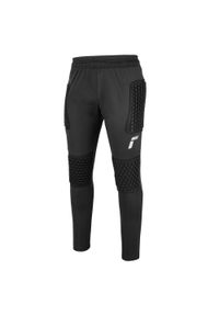 Spodnie bramkarskie męskie Reusch Contest II Pant Advance czarne. Kolor: czarny, szary, wielokolorowy