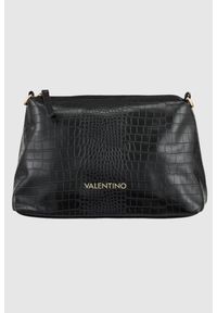 Valentino by Mario Valentino - VALENTINO Torebka czarna Wool. Kolor: czarny. Materiał: skórzane. Rodzaj torebki: na ramię #7