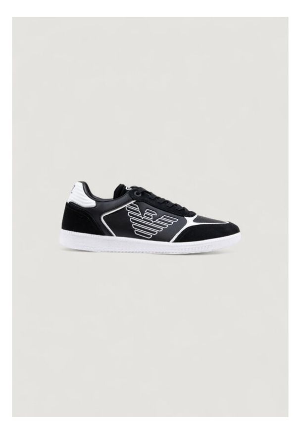 EA7 Emporio Armani Sneakersy 7X000405 AF19826 MC001 Czarny. Kolor: czarny. Materiał: skóra