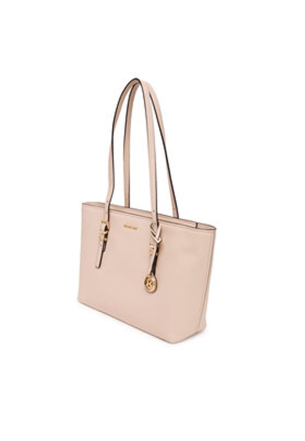 MICHAEL Michael Kors Torebka Quinn 30T5GQNT2L Różowy. Kolor: różowy. Materiał: skórzane