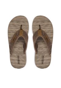 skechers - Skechers Japonki Quill - Seaside 205719/BRN Brązowy. Kolor: brązowy. Materiał: skóra #1