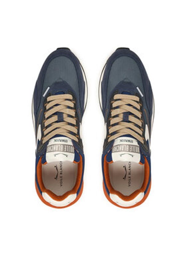 Voile Blanche Sneakersy Qwark Hype Man. 2018344-19 Granatowy. Kolor: niebieski. Materiał: zamsz, skóra