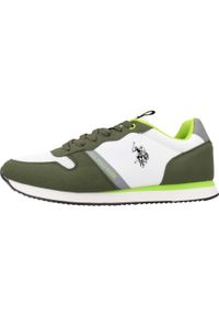 U.S. Polo Assn - Tenisówki U.s. Polo Assn Model Nobil009m Kolor Zielony. Kolor: zielony. Materiał: tkanina