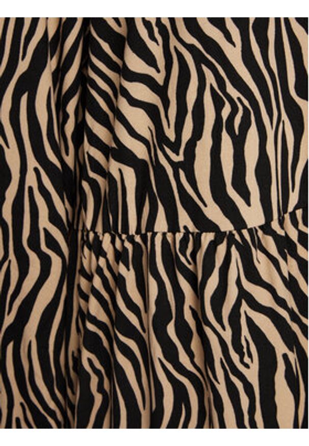 Vero Moda Curve Sukienka codzienna Ina 10301827 Beżowy Oversize. Okazja: na co dzień. Kolor: beżowy. Materiał: syntetyk. Typ sukienki: oversize, proste. Styl: casual