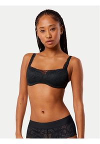 Triumph Biustonosz z fiszbiną Illusion 10219845 Czarny. Kolor: czarny. Materiał: syntetyk #1