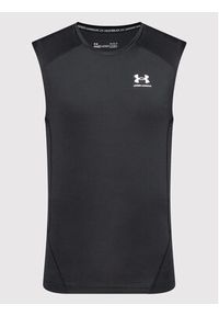 Under Armour Koszulka techniczna HeatGear® 1361522 Czarny Slim Fit. Kolor: czarny. Materiał: syntetyk