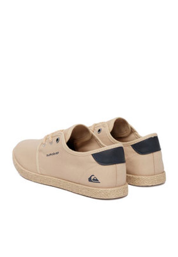 Quiksilver Espadryle CWBEO-WAVESTRIDE-02 Beżowy. Kolor: beżowy. Materiał: materiał