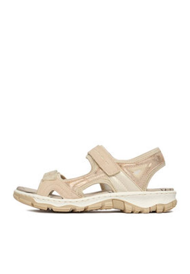 Rieker Sandały CEO-68866-31 Różowy. Kolor: różowy. Materiał: skóra