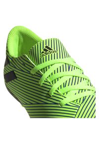Adidas - Buty piłkarskie korki dla dzieci adidas Nemeziz 19.4 FG FV4011. Materiał: materiał, syntetyk. Szerokość cholewki: normalna. Sport: piłka nożna #4