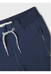 Name it - NAME IT Spodnie dresowe 13147424 Granatowy Regular Fit. Kolor: niebieski. Materiał: bawełna #4