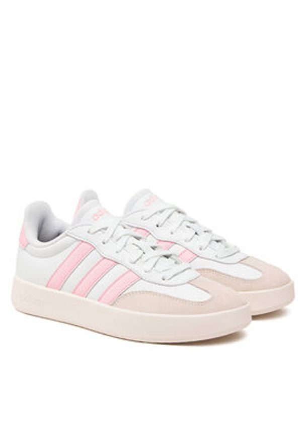 Adidas - adidas Sneakersy Barreda JI4904 Biały. Kolor: biały. Materiał: skóra