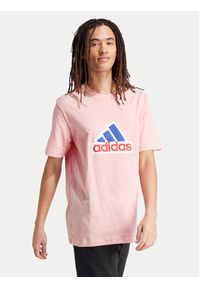 Adidas - adidas T-Shirt Future Icons Badge of Sport IS8342 Różowy Loose Fit. Kolor: różowy. Materiał: bawełna. Styl: sportowy #6