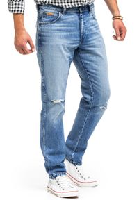 Wrangler - WRANGLER TEXAS TAPER MĘSKIE SPODNIE JEANSOWE OKIE W12T7328O 112320077 #4