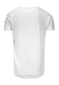 Brave Soul - T-Shirt Biały z Nadrukiem THE WORLD IS OURS, Okrągły Dekolt -BRAVE SOUL. Okazja: na co dzień. Kolor: biały. Materiał: bawełna. Wzór: nadruk. Styl: casual #2