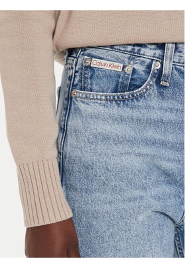Calvin Klein Jeans Jeansy J20J224031 Niebieski Straight Fit. Kolor: niebieski