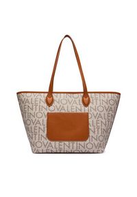VALENTINO - Valentino Torebka Logo VBSA1F02 Beżowy. Kolor: beżowy. Materiał: skórzane #2
