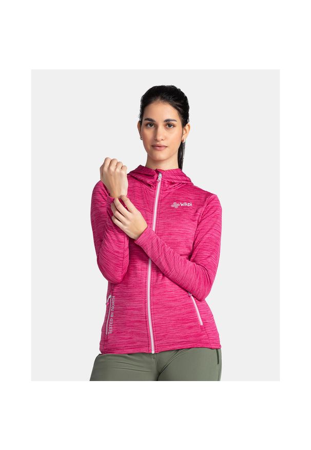 Damska bluza techniczna Kilpi SEVELEN-W. Kolor: różowy. Materiał: polar. Sport: turystyka piesza